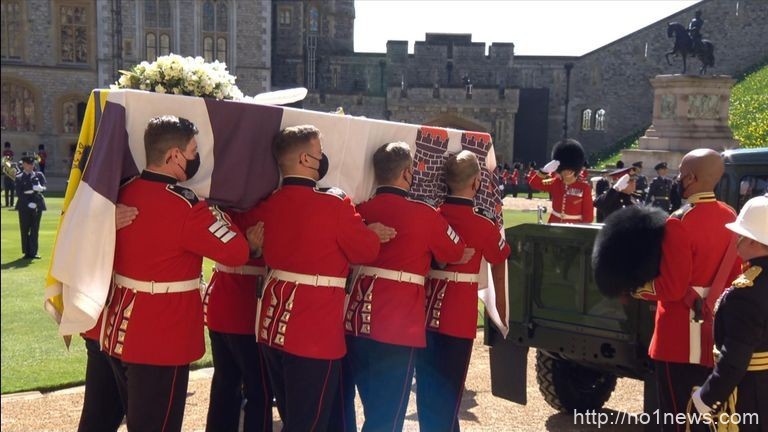 菲利普亲王葬礼在温莎城堡举行，英国全国默哀1分钟